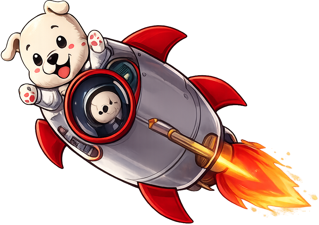 bear with rocket